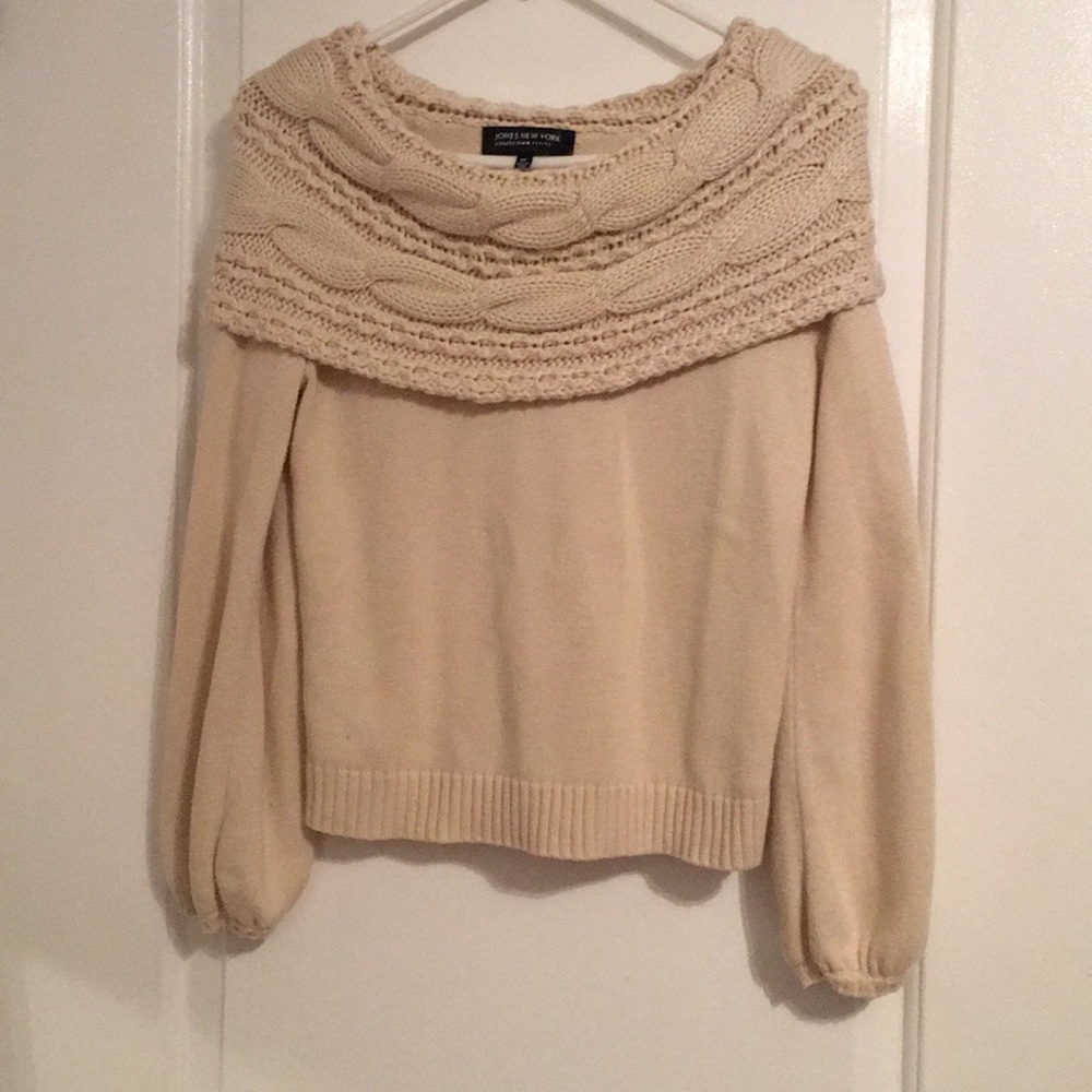 Off the shoulder sweater